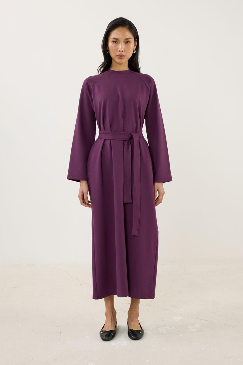 Basic Elbise Mürdüm