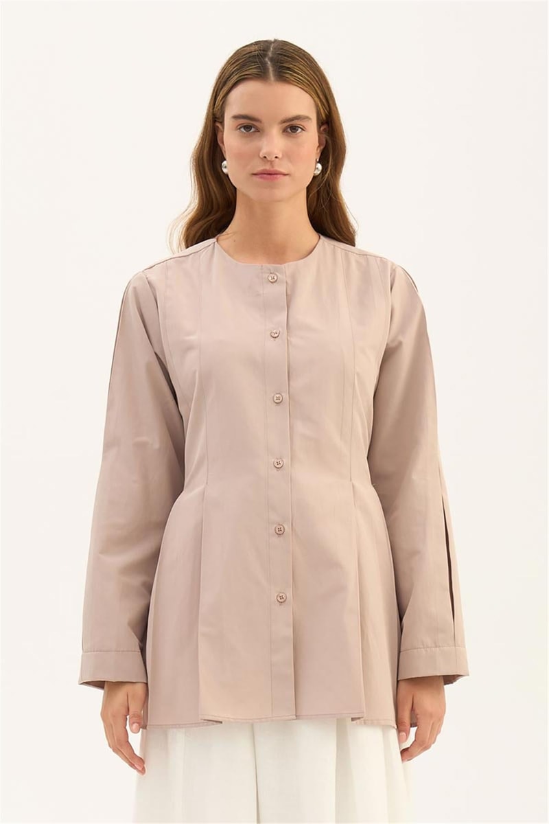 Bisiklet Yaka Gömlek