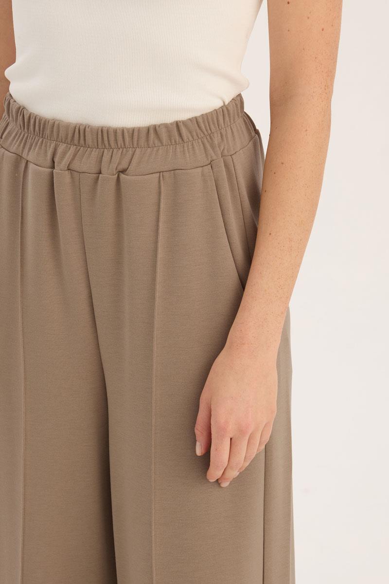 Bol Paça Eşofman Altı Camel