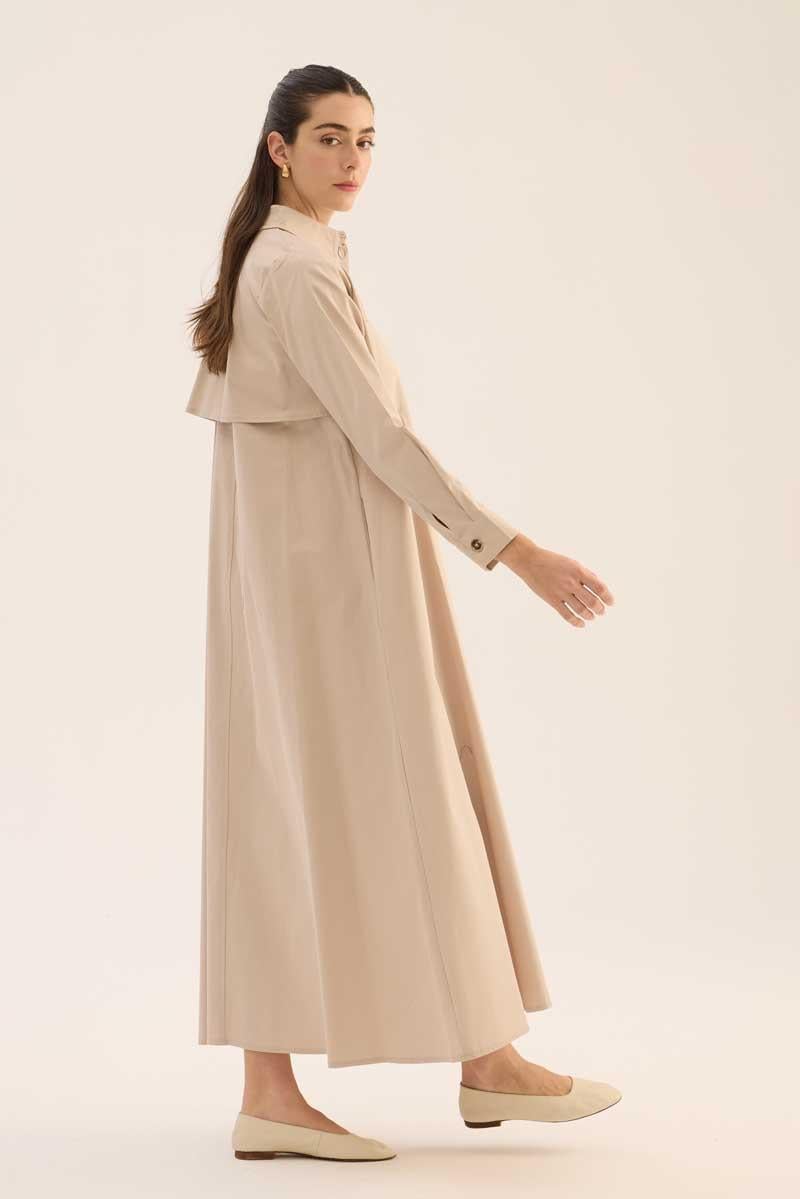 Çan Kesim Gömlek Elbise