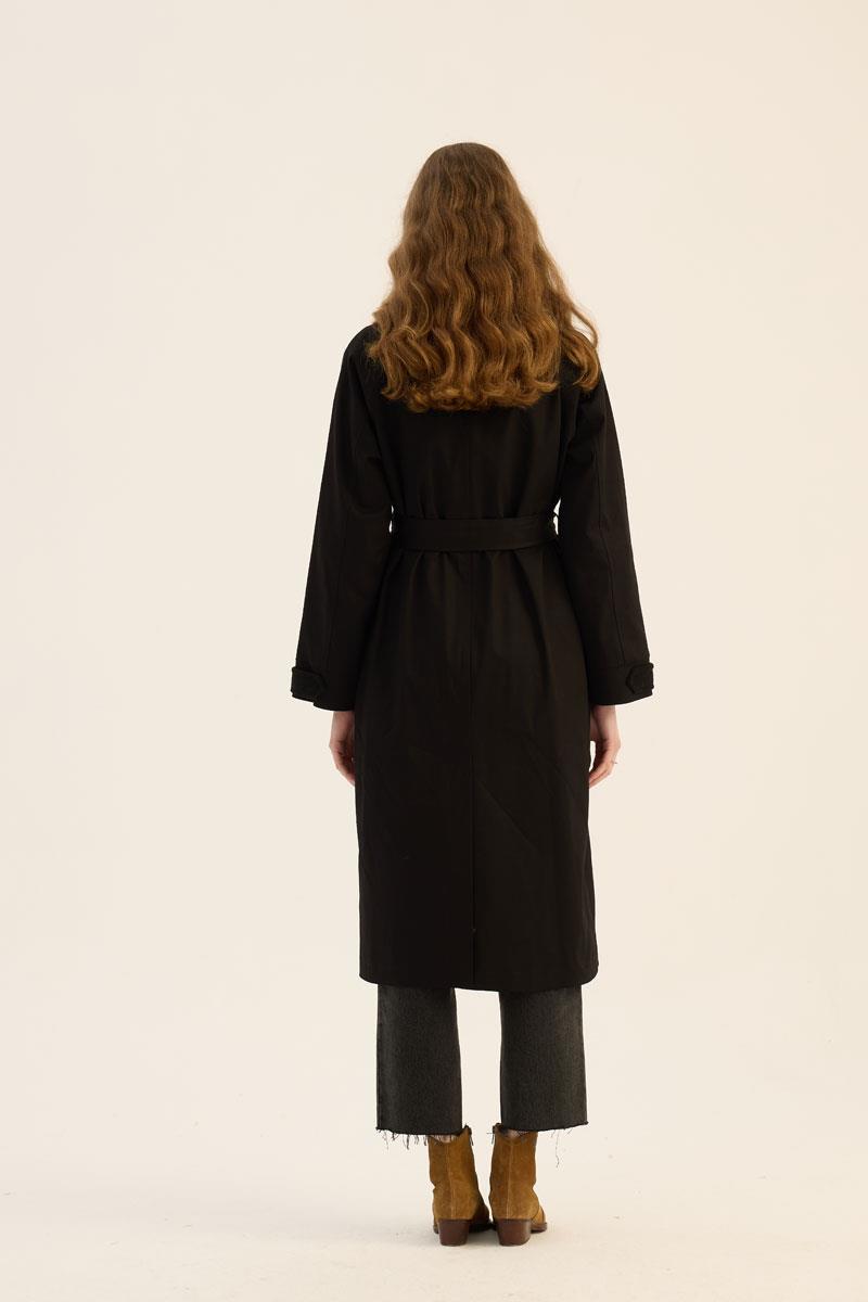 Kadife Yaka Detaylı Parka