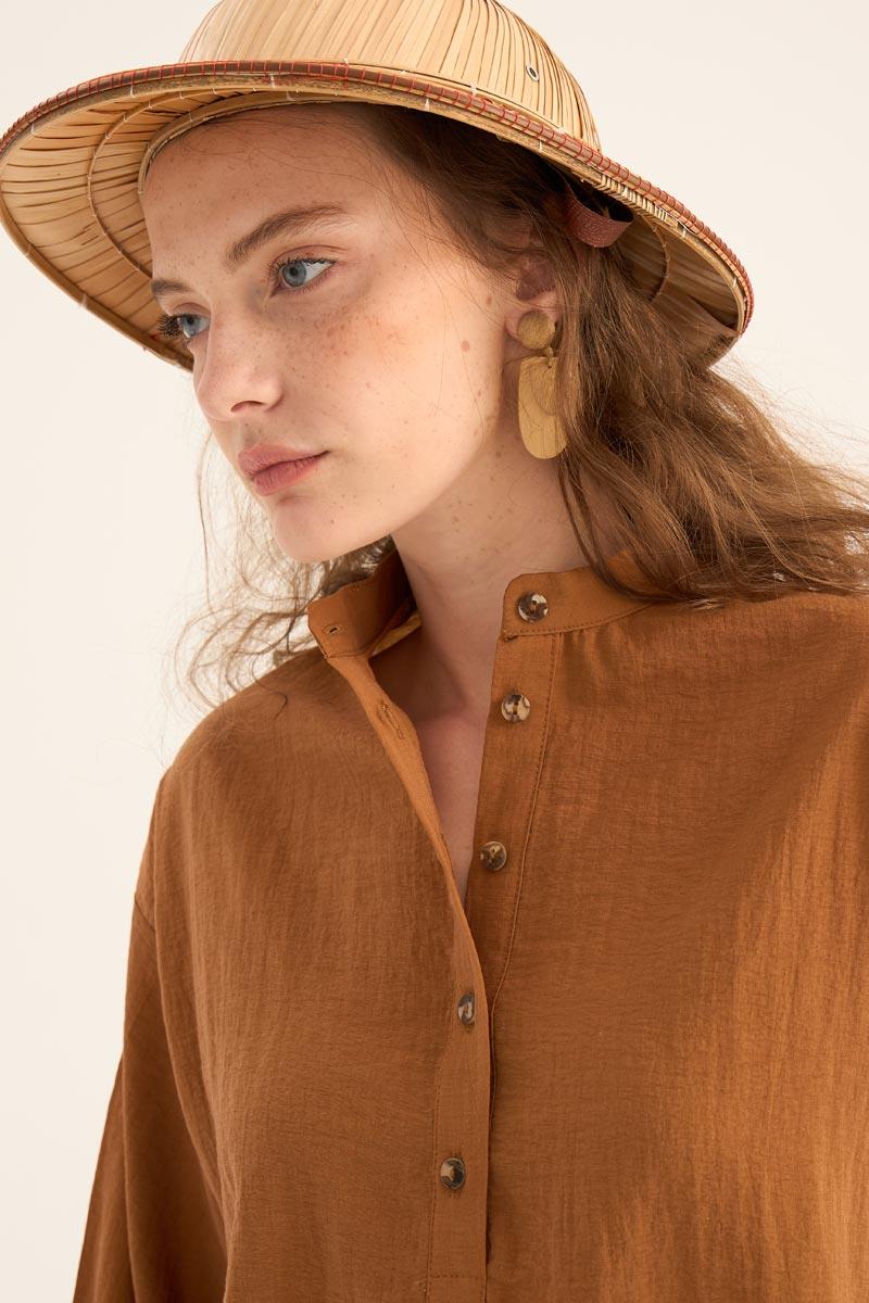 Kırışık Dokulu Bluz