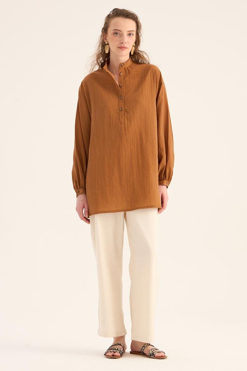 Kırışık Dokulu Bluz