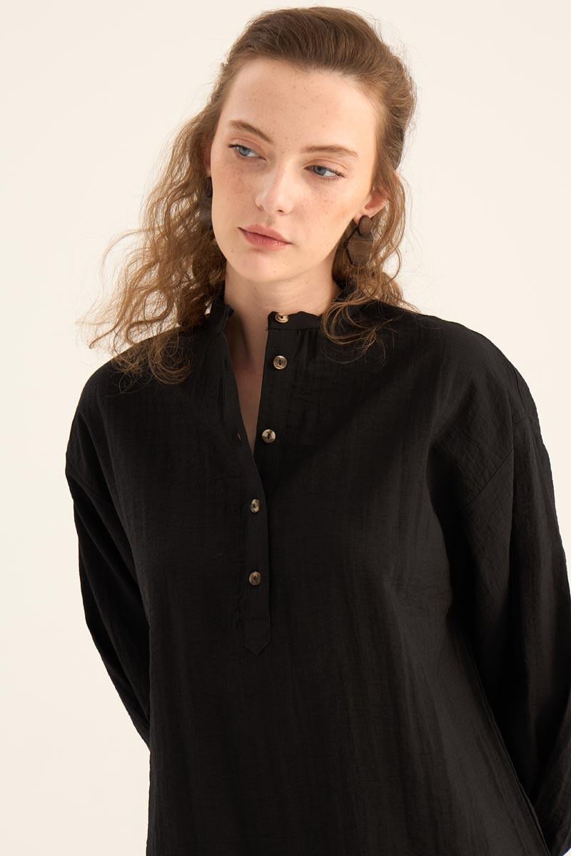 Kırışık Dokulu Bluz