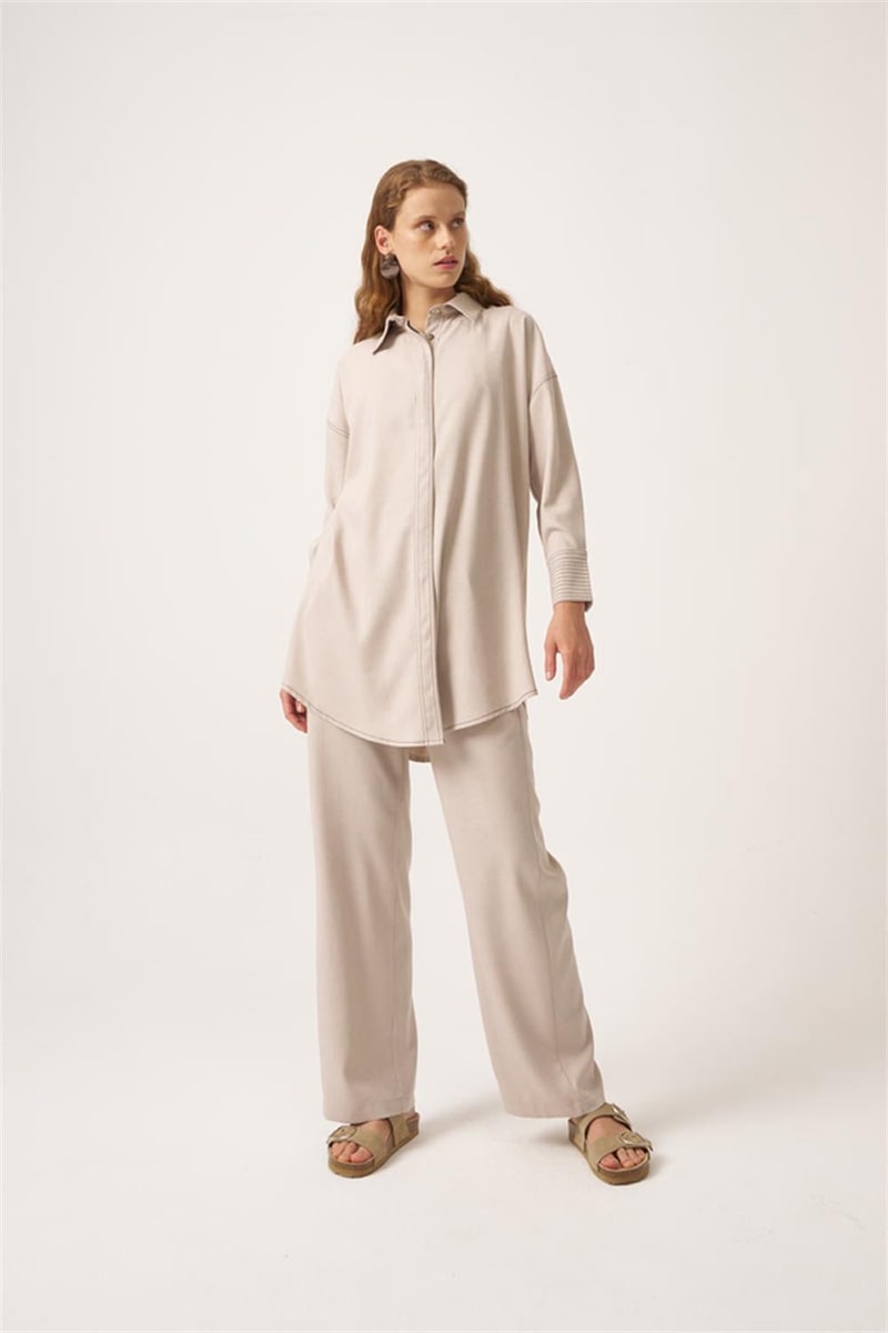 Manşeti Dikişli Gömlek