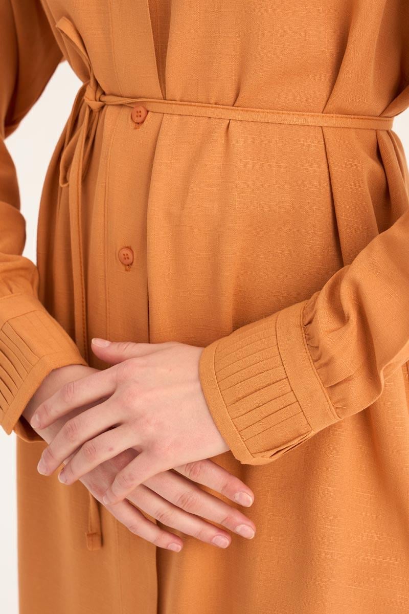 Manşeti Nervürlü Tunik