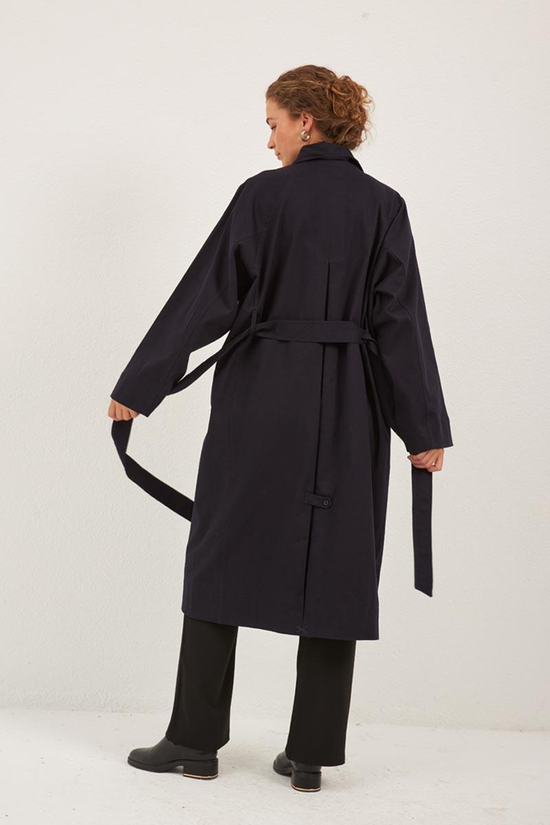 Pamuk Gabardin Trençkot