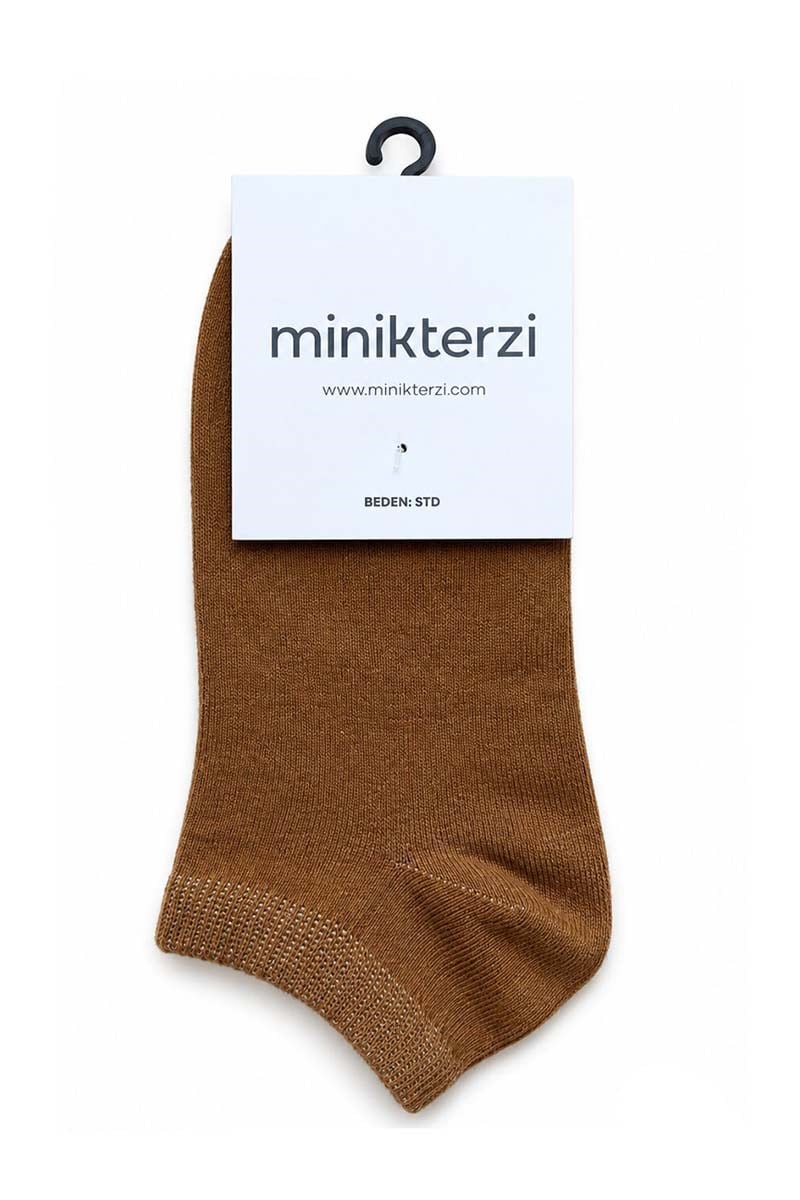 Pamuklu Patik Çorap Camel