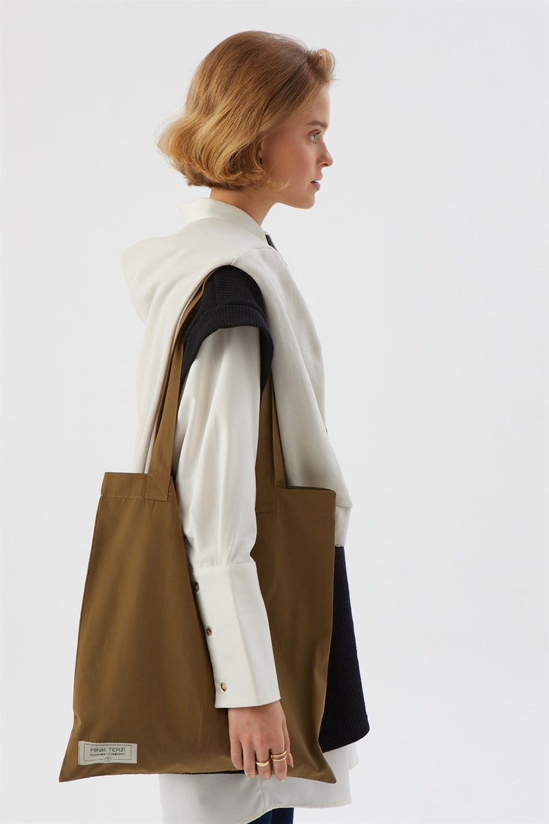 Pamuklu Shopper Çanta