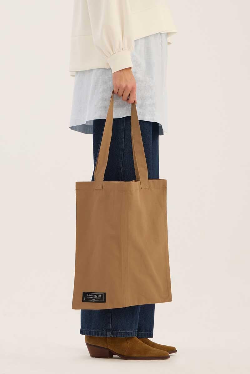 Pamuklu Shopper Çanta