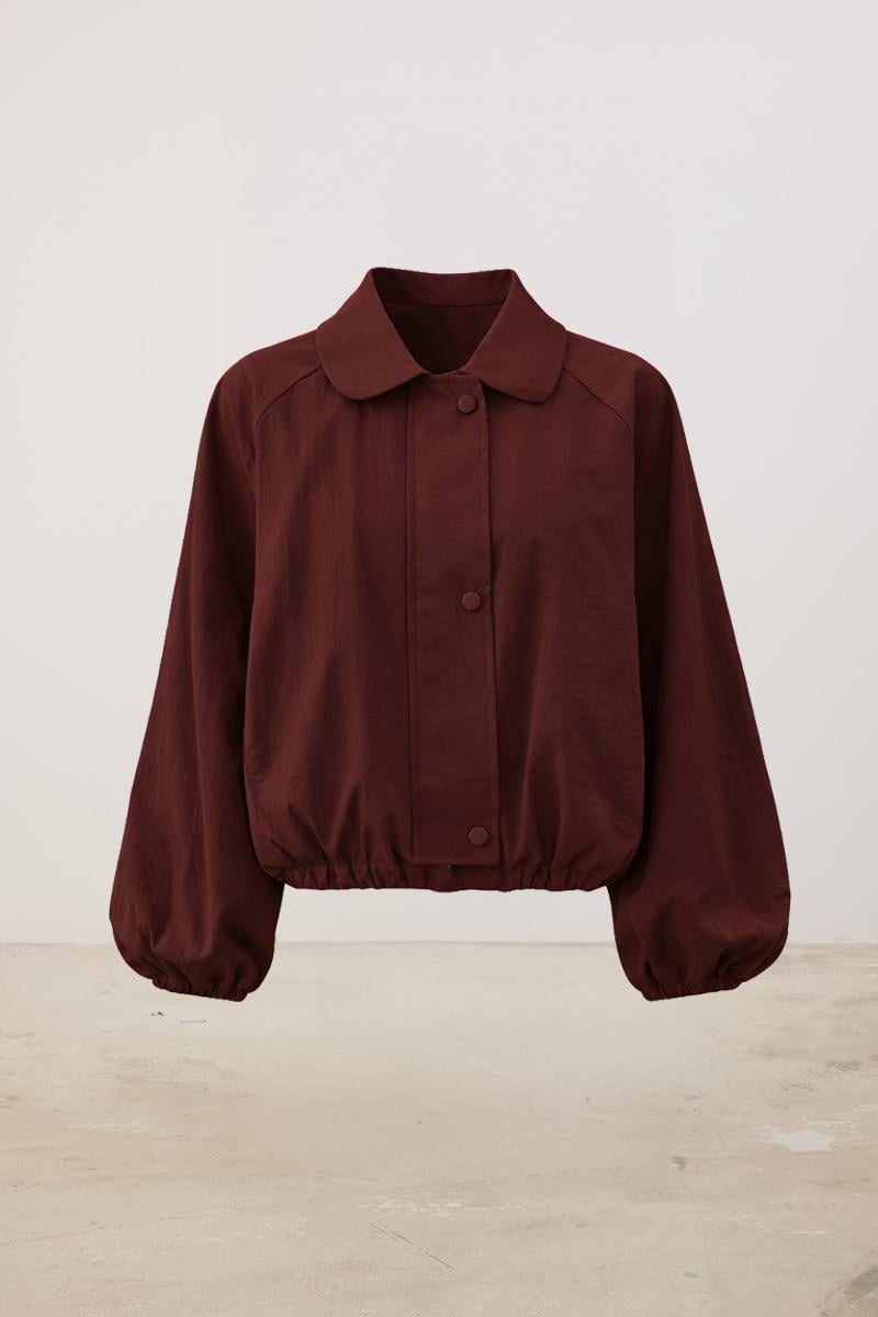 Paraşüt Bomber Ceket Bordo