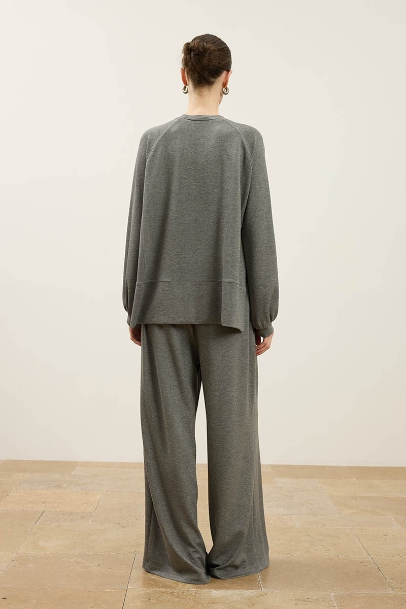 Rahat Kesim Sweatshirt Antrasit