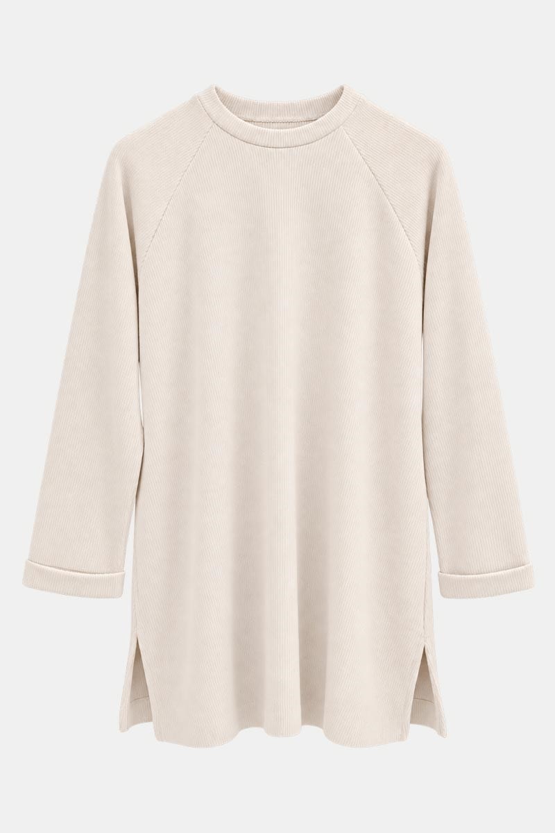 Reglan Kol Triko Kazak Ekru