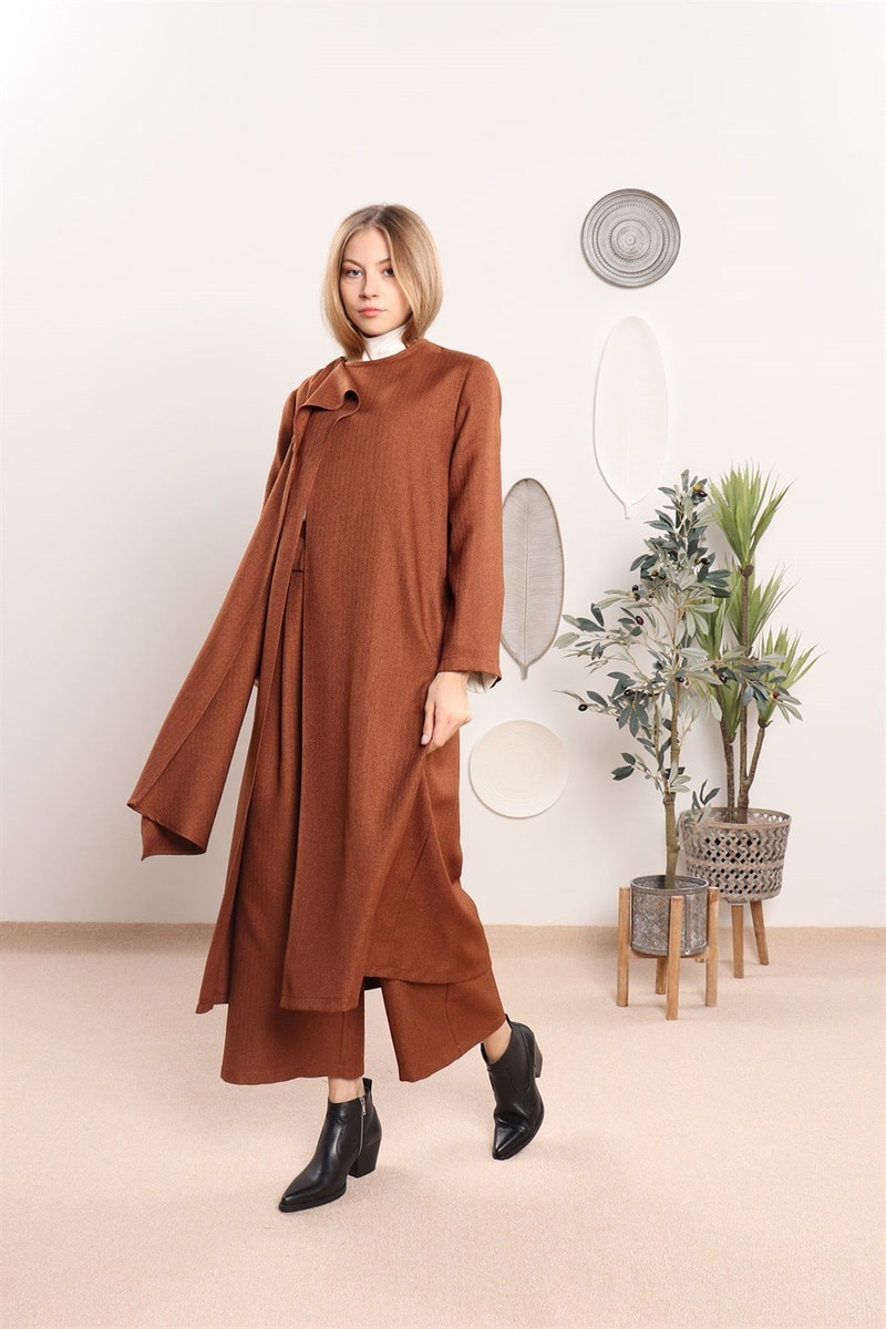 Şal Yakalı Kaftan