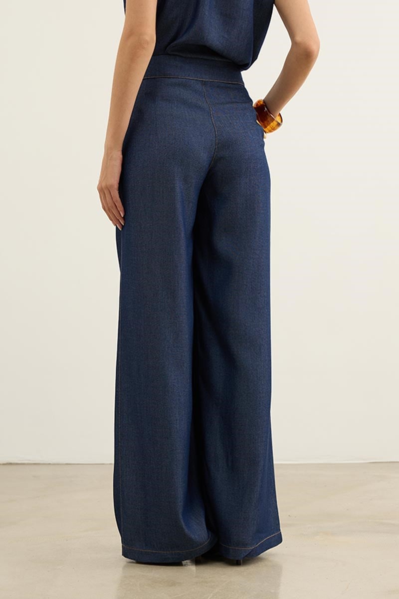 Tensel Denim Pantolon Lacivert