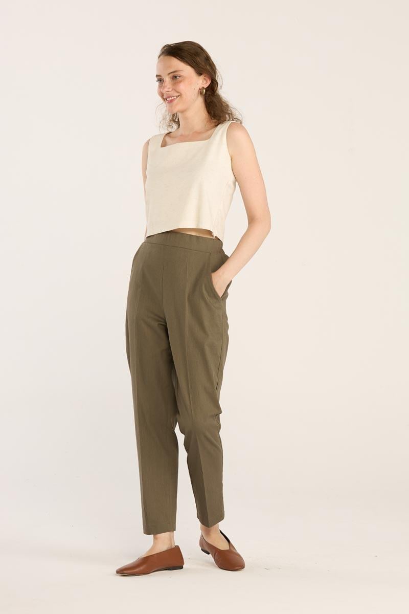 Ütü İzli Havuç Pantolon