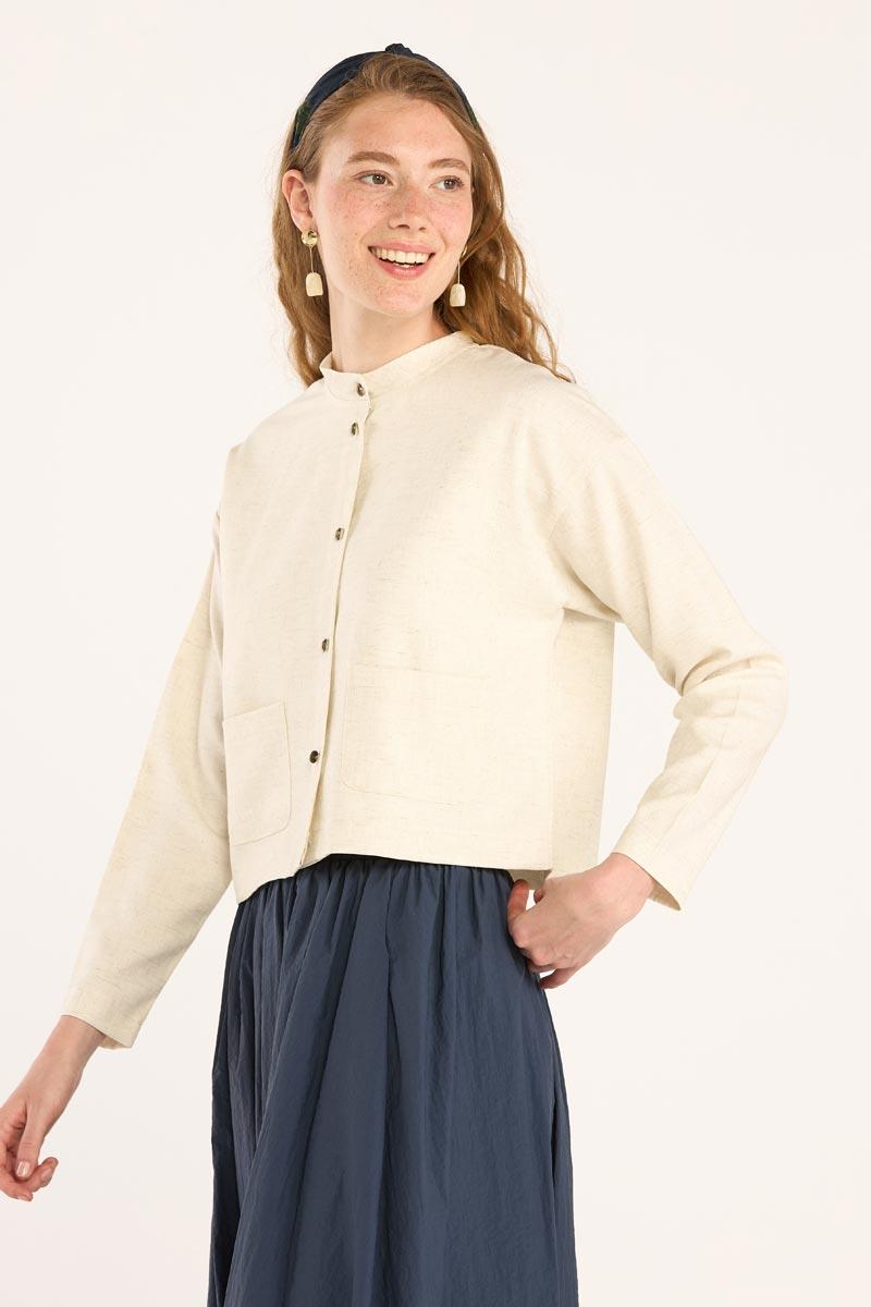 Yazlık Keten Hırka