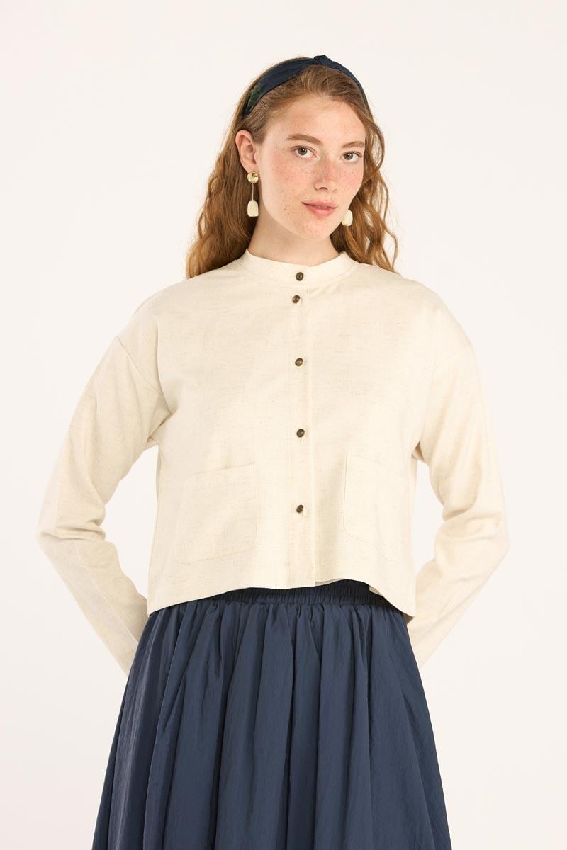 Yazlık Keten Hırka