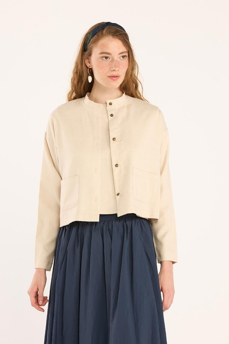 Yazlık Keten Hırka