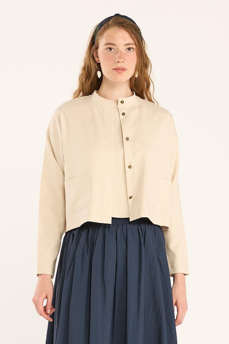 Yazlık Keten Hırka