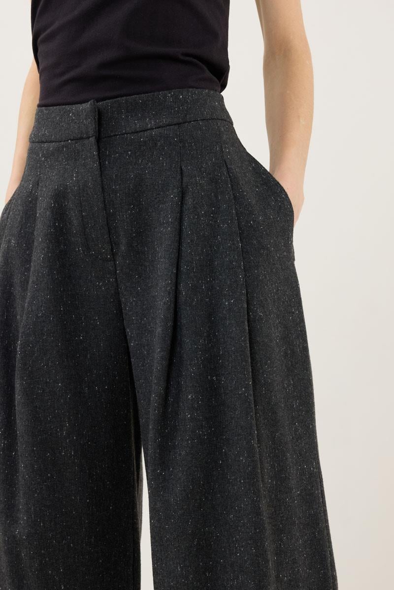 Yün Karışımlı Pantolon Antrasit