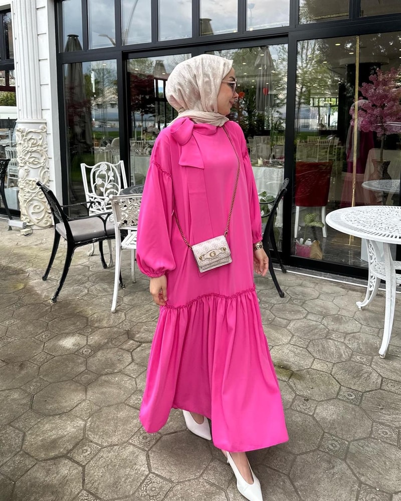 NOIRRE DESİGNElbiseDream Elbise Pembe
