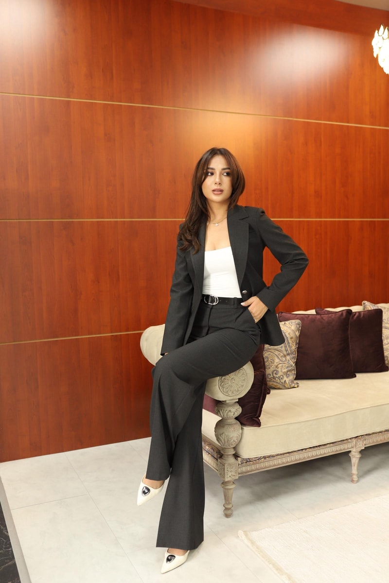 Amelia Takım - Koyu Antrasit 