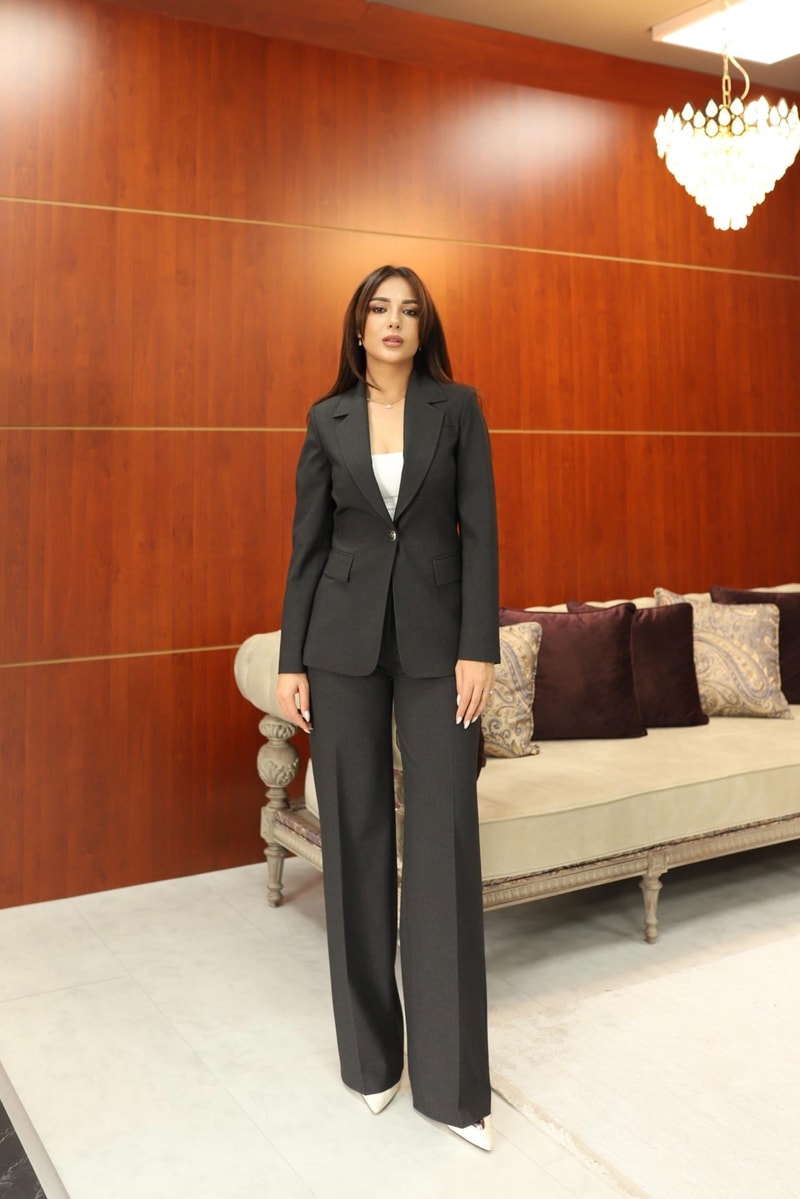 Amelia Takım - Koyu Antrasit 