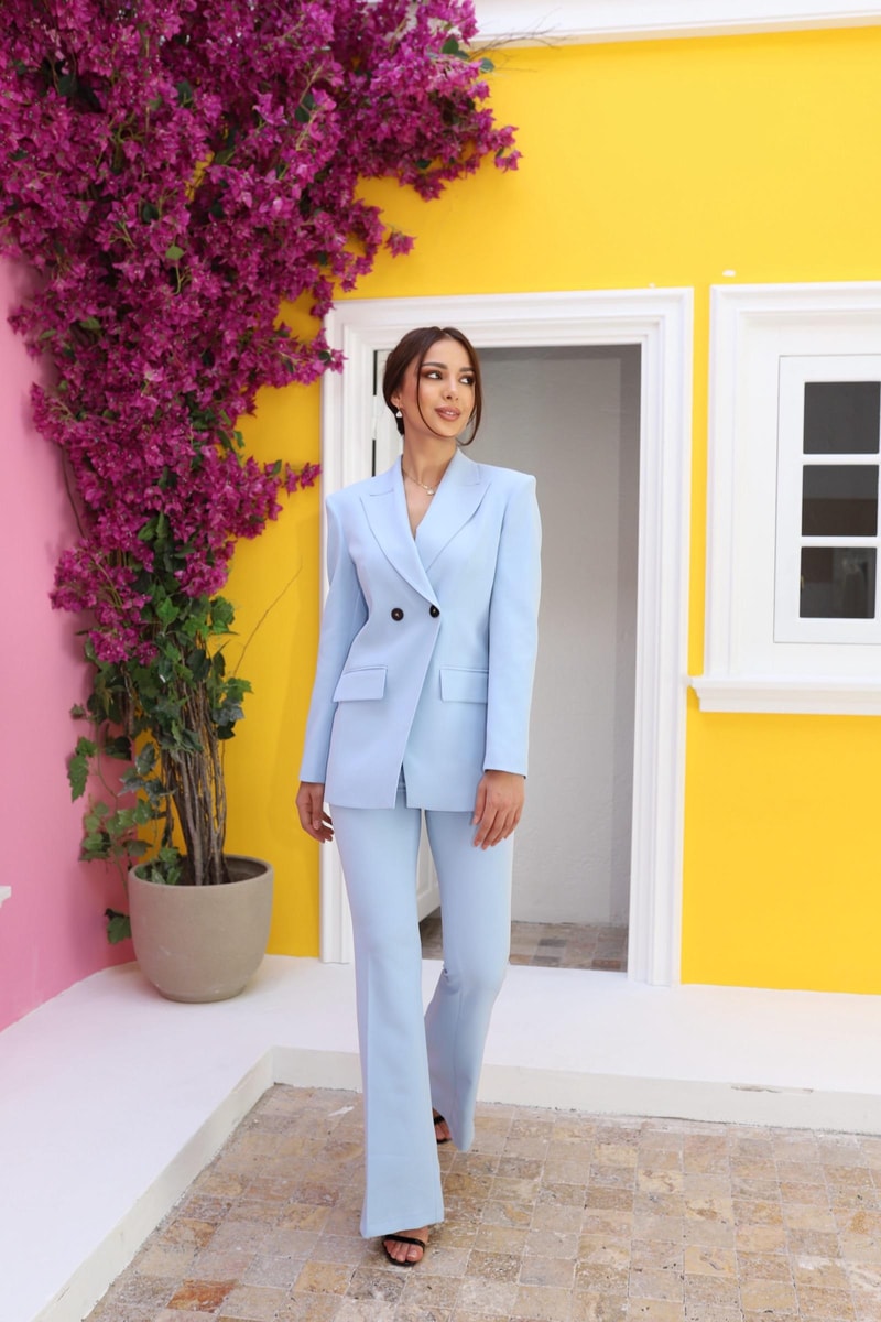 Anastasia Takım  - Bebe mavi