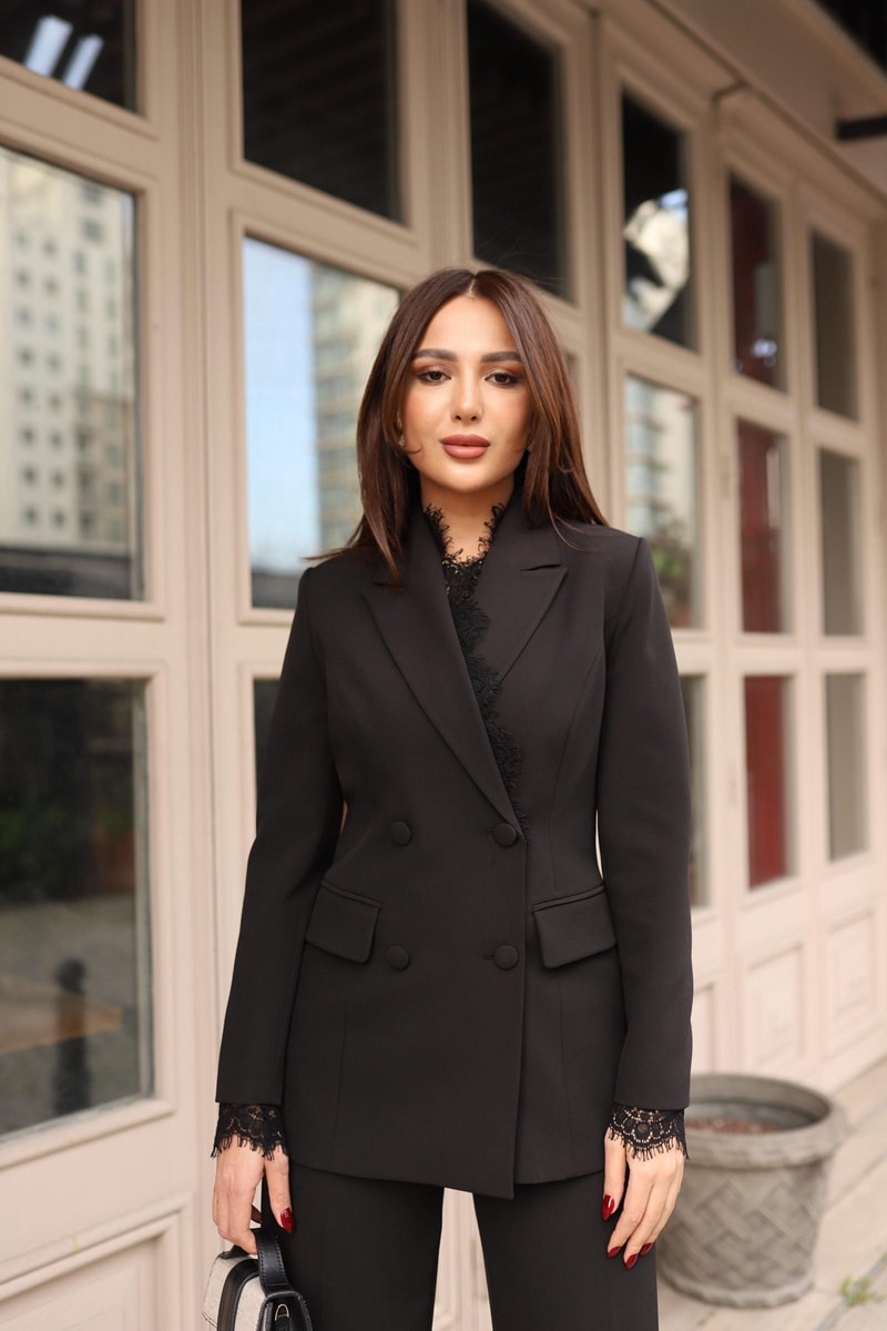 Camélia Takım- Siyah