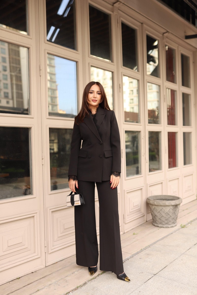 Camélia Takım- Siyah