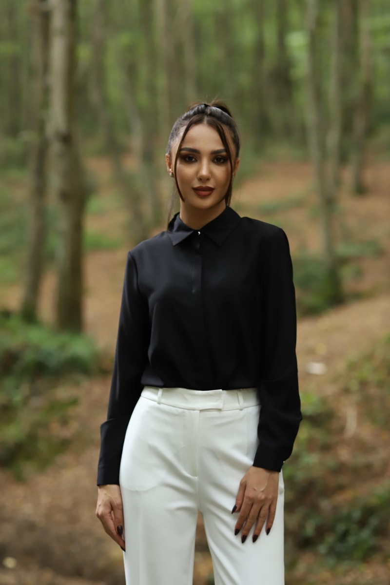 Cesika gömlek-Siyah