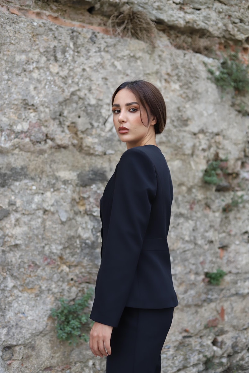 İzabel Takım-Siyah 