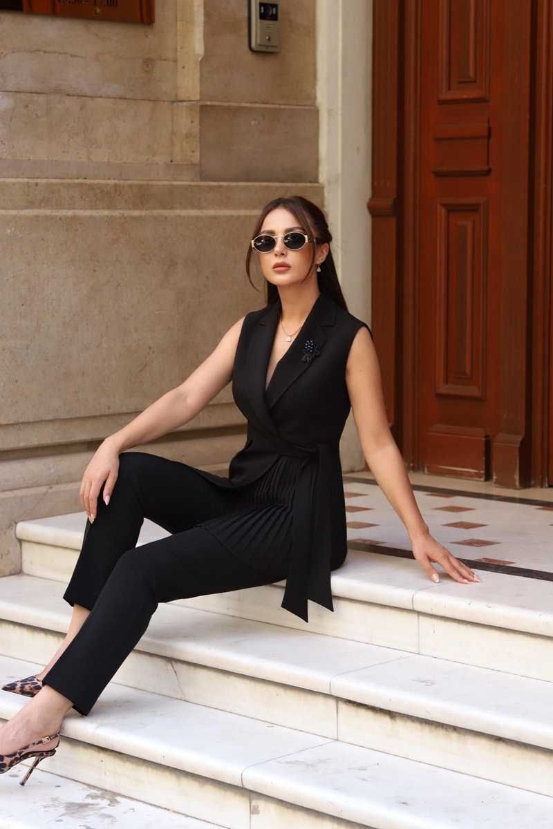 Nova Yelekli Takım- Siyah
