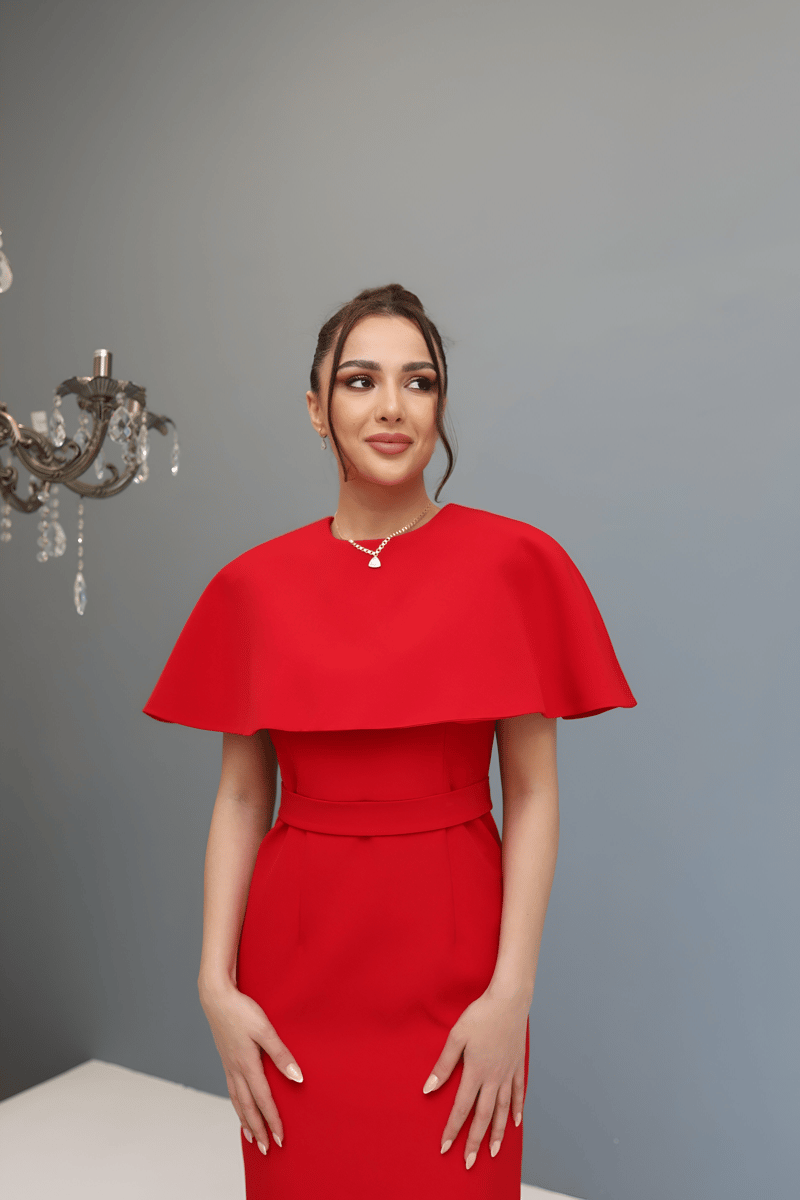 Valeria elbise-Kırmızı