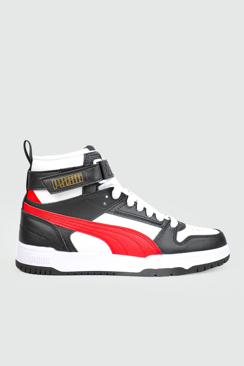 Bilekten Boğazlı Basket Beyaz Siyah Kırmızı Unisex Spor Ayakkabı 385839-05 Unisex Basketbol Puma PUMA 385839-05  RBD Game UNSX