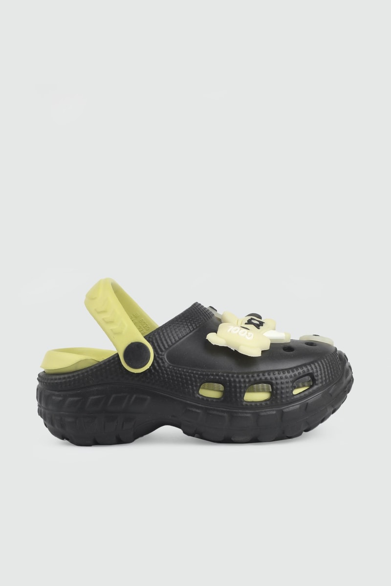 Çocuk Emoji Detaylı Terlik/Sandalet Siyah Çocuk Sandalet TWİNGO 960 Kategorisiz Twingo TWİNGO 25Y 960 EMOJİ PAT FLT
