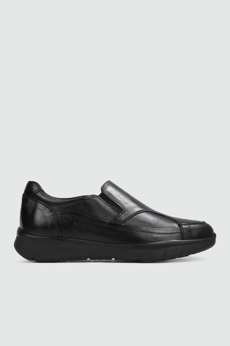Deri Rahat Comfort Siyah Erkek Ayakkabı O8896 Erkek Rahat & Confort Anatomik King Paolo King Paolo O8896 SHOEFLEX