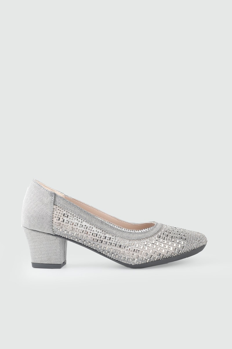 Günlük 5 cm Topuklu Platin Kadın Ayakkabı MF-8631 Kadın Alçak Topuklu MyBella MYBELLA  MF-86020 Kadın 26Y
