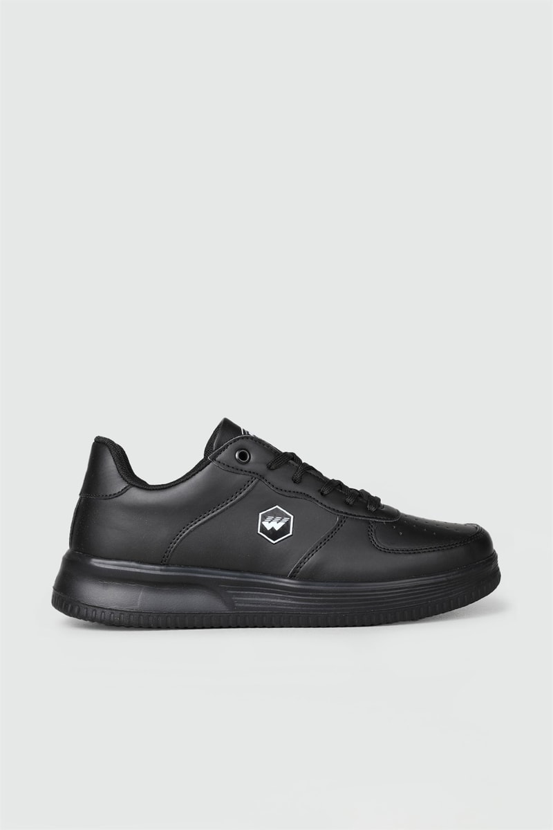 Sneakers Siyah Beyaz Erkek Spor Ayakkabı 2542 Erkek Günlük Spor Ayakkabı Wickers WİCKERS 2542 MER SPOR CİLT
