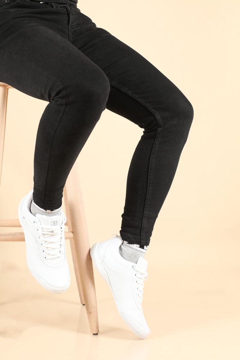 Casual Beyaz Erkek Spor Ayakkabı 211-7332 Erkek Günlük Spor Ayakkabı M.P MP 211-7332 ARES MER