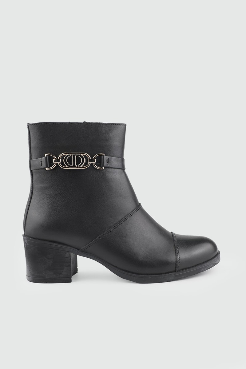 Deri Kaymaz Taban Siyah King Kadın Bot MY BELLA 027-017 26K Kadın Günlük Conford Bot MyBella MY BELLA 027-017 Kadın 26K