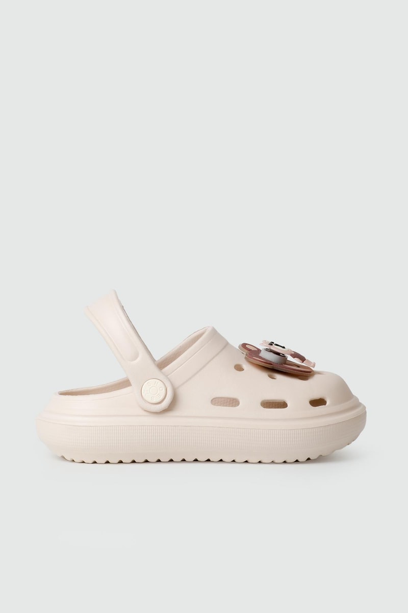 Ekru Çocuk Terlik TWİNGO 755 Çocuk Crocs Terlik Twingo TWİNGO 25Y 755 EMOJİLİ FLT