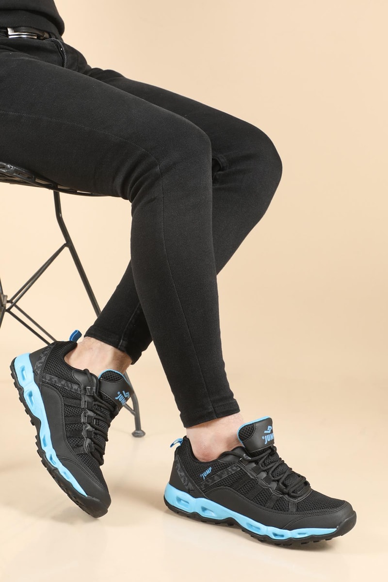 Günlük Koşu Yürüyüş Syh Mavi Erkek Spor Ayakkabı 21088 Erkek Günlük Spor Ayakkabı Jump 563693671