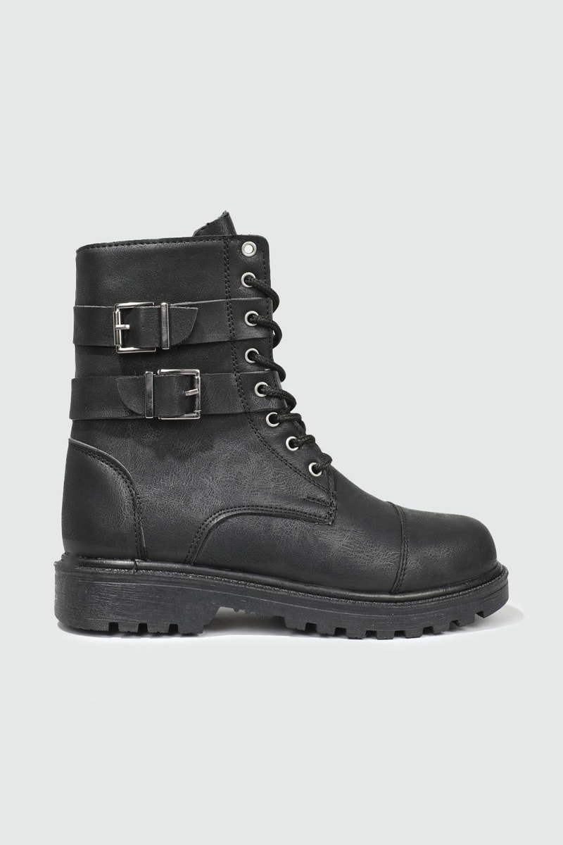 Günlük Postal Siyah Unisex Bot 108 Unisex Klasik Bot FALCON FALCON 108 Unisex Bot