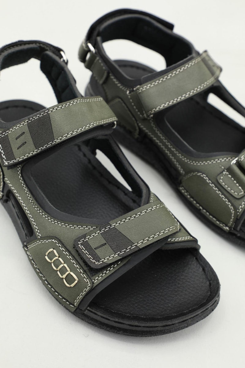 Günlük Rahat Haki Unisex Sandalet 301241 Unisex Sandalet Seray CV 301241 UNİSEX SANDALET