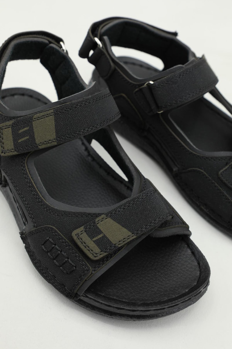Günlük Rahat Siyah Unisex Sandalet 301241 Unisex Sandalet Seray CV 301241 UNİSEX SANDALET