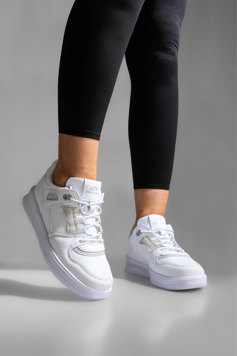 Günlük Rahat Sneaker Beyaz Kadın Spor Ayakkabı 222-2722 Kadın Günlük Spor Ayakkabı M.P M.P 222-2722 ZEN SPOR