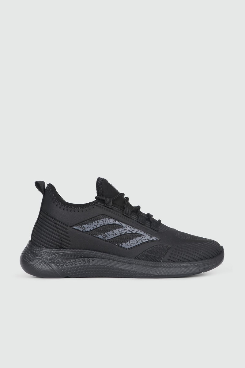 Günlük Triko Nefes Alır Siyah Siyah Unisex Spor Ayakkabı 022 Unisex Rahat / Confort Anatomik PASOMIA PASOMİA 022 gar CİLT SPOR