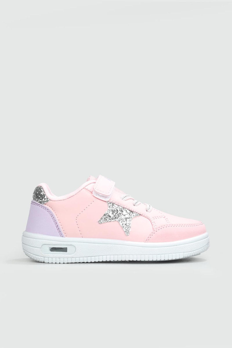 Işıklı Sneaker Pembe Lila Çocuk Spor Ayakkabı MALIBU Çocuk Günlük Spor Ayakkabı Kinetix KİNETİX MALIBU SPOR